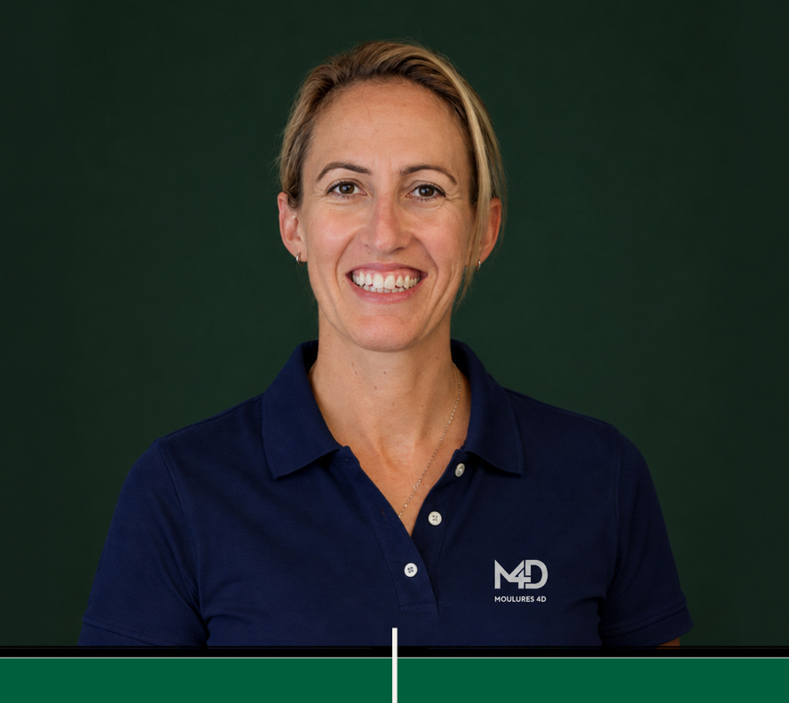 Photo portrait d’Annie Vadeboncoeur, présidente de Moulures 4D.